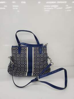 Coach royal blue purse. Can be worn crossbody or carry as a handbag USed
