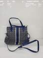 Coach royal blue purse. Can be worn crossbody or carry as a handbag USed image number 1