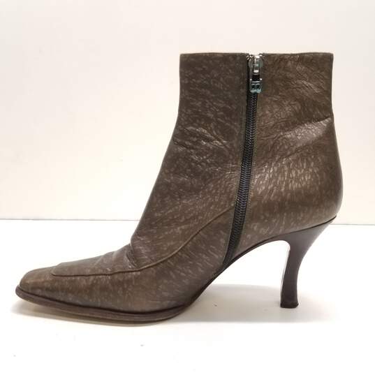 Bally Leather Ankle Boots Brown 9 image number 2