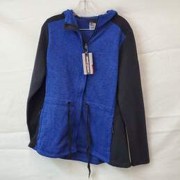 Zeroxposur X-Knit Blue Black Hooded Sweater Size XL