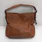 Michael Kors Brown Pebble Leather Shoulder Bag image number 1