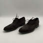 Mens 5713141 Brown Wingtip Round Toe Lace-Up Oxford Dress Shoes Size 11 M image number 1