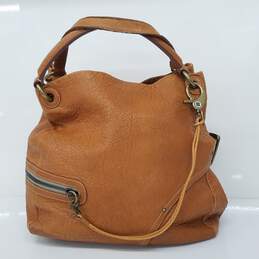 Loyd Maish Brown Leather Hobo Bag