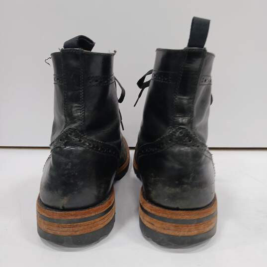 Men's Black Frye Boots Size 11.5 image number 4