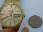 Vintage Bulova Accutron Dual-Day Leather Band Men's Dress Watch 39.7g image number 4