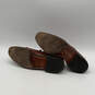 Mens Cody 1849 Brown Leather Calfskin Tassel Slip-On Loafer Shoes Size 10.5 image number 6