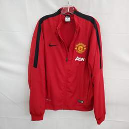 Nike Dri-Fit Manchester United Full Zip Soccer Training Jacket Size M