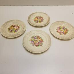Bundle of 4 The Edwin M. Knowles China Co. 37-3 Serving Plates