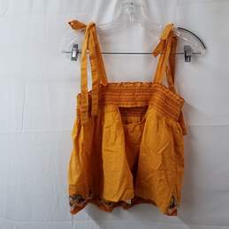 Anthropologie Orange Mini Skirt alternative image