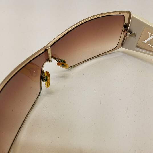 Armani Exchange White Brown Gradient Sunglasses image number 6