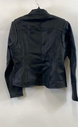 Harley Davidson Black Leather Jacket - Size Large alternative image