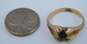 Antique 9K Gold Band Ring Setting For Repair 3.4g image number 7