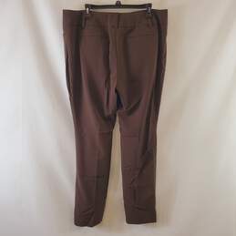 7th Ave Design Studio Women Brown Dress Pants 16 NWT alternative image
