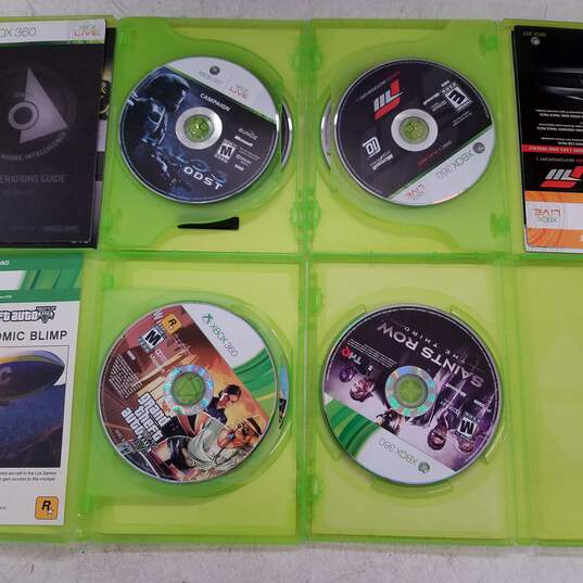Microsoft Xbox 360 Slim 4GB Console Bundle Controller & Games #5 image number 7