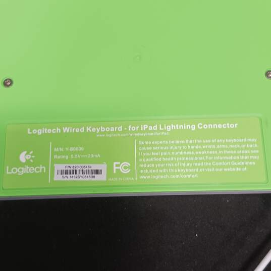 Bundle of 4 Logitech Wired Keyboard for iPad Lightning Connector image number 4
