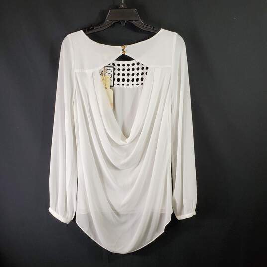 Lost April Women White Blouse L NWT image number 2