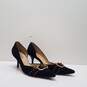 Michael Kors Black Suede Mid Heel Women's Size 6M image number 3