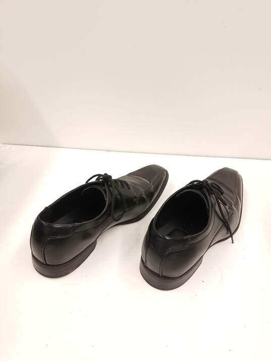Alfani Men's Seth Black Faux Leather Derby Dress Shoes Size 11 image number 4