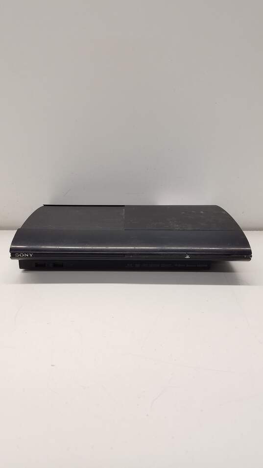 Sony Playstation 3 super slim CECH-4201A console - matte black >>FOR PARTS OR REPAIR<< image number 1