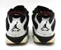 Jordan 6 Rings Black White Gym Red Men's Shoe Size 8 image number 3