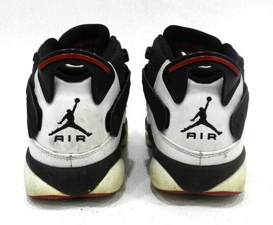 Jordan 6 Rings Black White Gym Red Men's Shoe Size 8 image number 3
