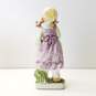 Porcelain Young Girl with Flowers Figurine image number 7