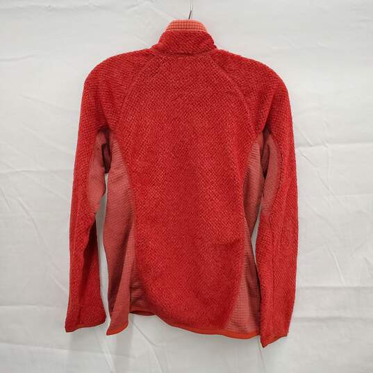 VTG Patagonia WM's Fleece Regulator Polartec Orange Jacket Size S image number 2