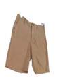 Mens Tan Flat Front Pockets Surf And Turf Hybrid Board Shorts Size 30 image number 3