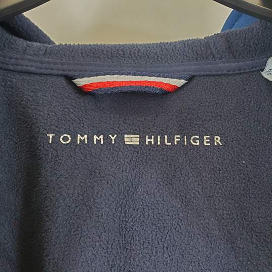 Tommy Hilfiger Men's Blue Full Zip-Up Sweater SZ XL image number 6