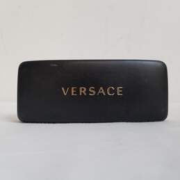 Versace Eyewear Swarovski Shield Sunglasses Tortoise