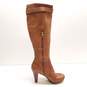 Via Spiga Leather Delta Tall Riding Boots Brown 5.5 image number 2