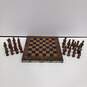 Vintage Wooden Chess Set w/Matching Pieces image number 1