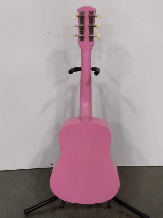 Disney by Washburn Childs Pink Acoustic Guitar image number 3