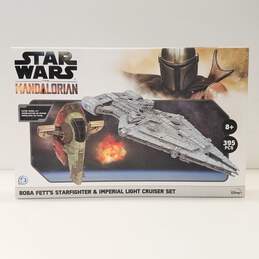 Star Wars The Mandalorian Boba Fett's Starfighter & Imperial Light Cruiser Set