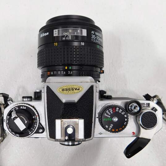 Nikon FE SLR 35mm Film Camera W/ 35-70mm Lens image number 3