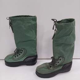 Green Canvas Winter Boots Men's Size 12 alternative image