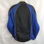 NJK Leathers Mens Padded Biker Jacket Black / Blue Polyester Lined - Size Medium image number 3