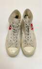 Converse Chuck Taylor All Star 70 Hi Comme des Garcons PLAY White 150205c Men 7 image number 5