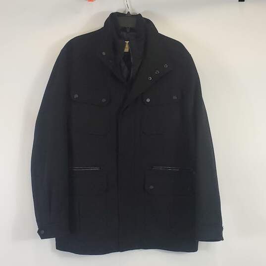 Michael Kors Men Black Wool Blend Jacket L image number 1