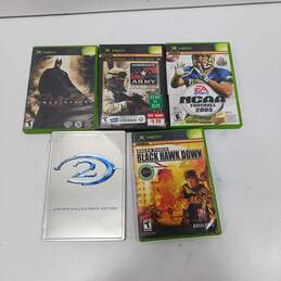 5pc Lot Of Assorted Microsoft Xbox 360 Video Games