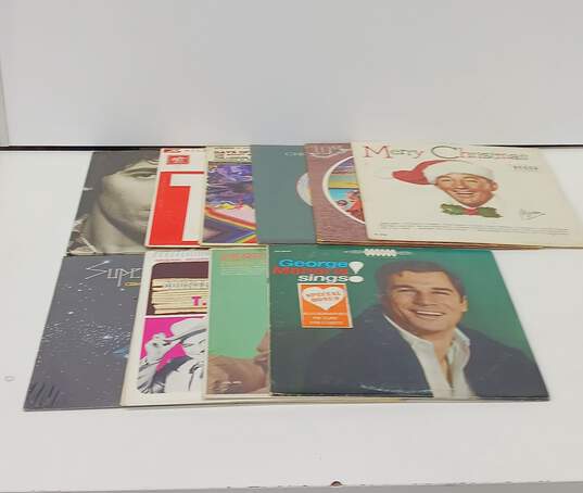 11pc Set of Assorted Vintage Vinyl Records image number 1