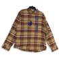NWT APT. 9 Mens Multicolor Plaid Spread Collar Long Sleeve Button-Up Shirt XXL image number 1