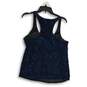 NWT Parker Womens Blue Sequin Scoop Neck Sleeveless Pullover Tank Top Size Large image number 2