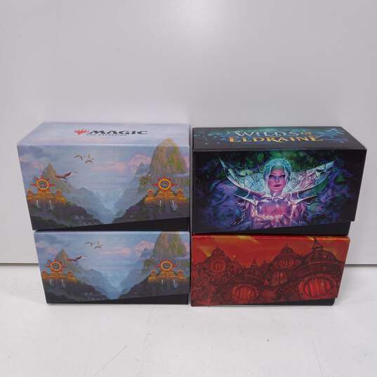 Bundle OF 4 Magic The Gathering Cards W/ Storage Boxes image number 6