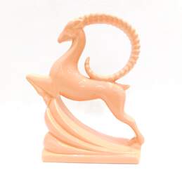 Royal Haeger Vintage Ceramic Pottery Pink Gazelle