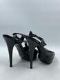 Authentic YSL Tribute Black Slingback Sandals W 6 image number 4
