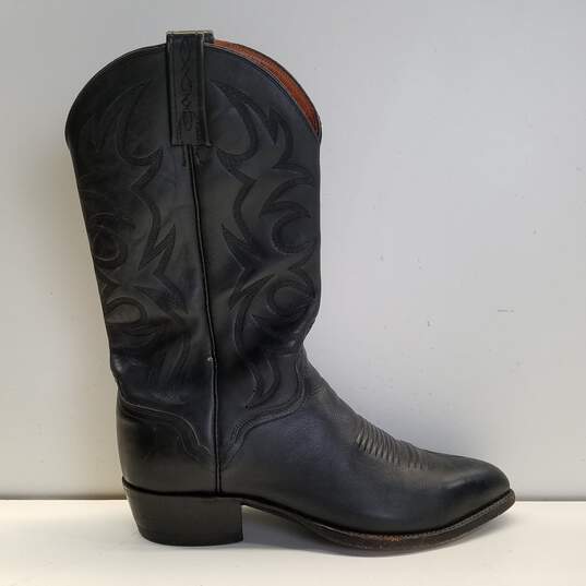 El Dorado 9300 Black Leather Western Cowboy Boots Mens Size 10.5 D image number 1