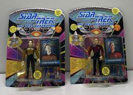 Playmates Star Trek The Next Generation Commander Data/Jean-Luc Picard