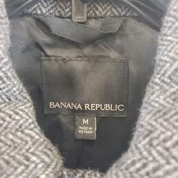 Banana Republic Women Gray Wool Coat Sz M Nwt alternative image