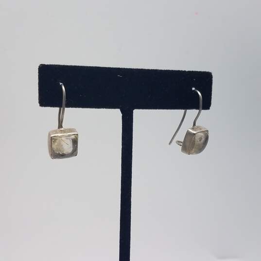 Sterling Silver Multi Gemstone Earring Bundle 4pcs 13.4g image number 2